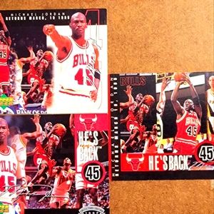 1995 Michael jordan cards